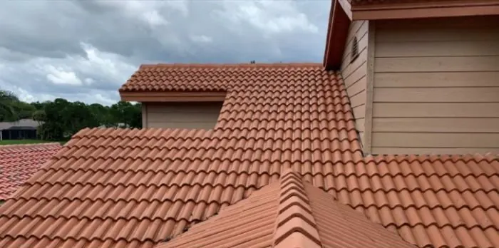 After: tile roof soft wash by Waddle Works
