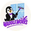 Waddle Works penguin logo